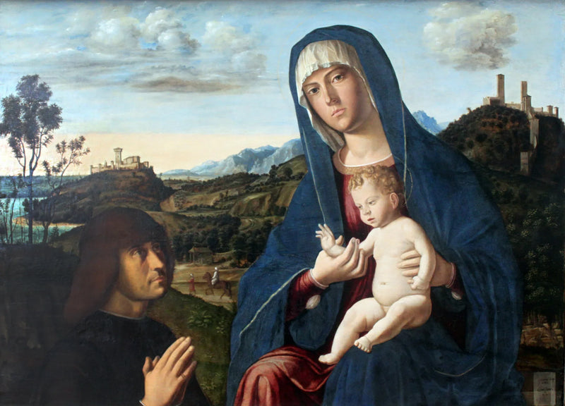 Virgin and Child with a Donor - Cima da Conegliano