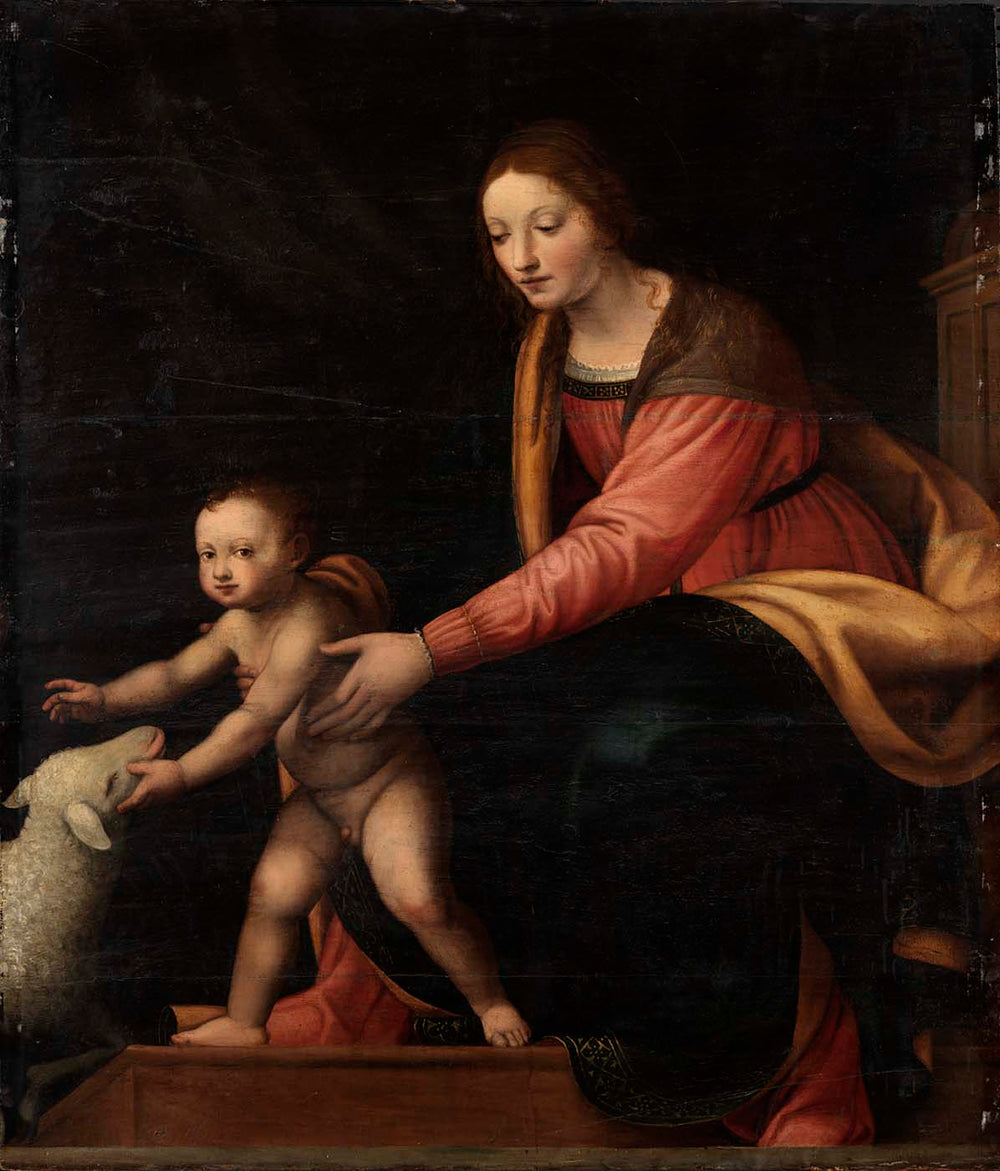 Vierge à l'Enfant - Bernardino Luini image 1 reproduction de peinture à l’huile