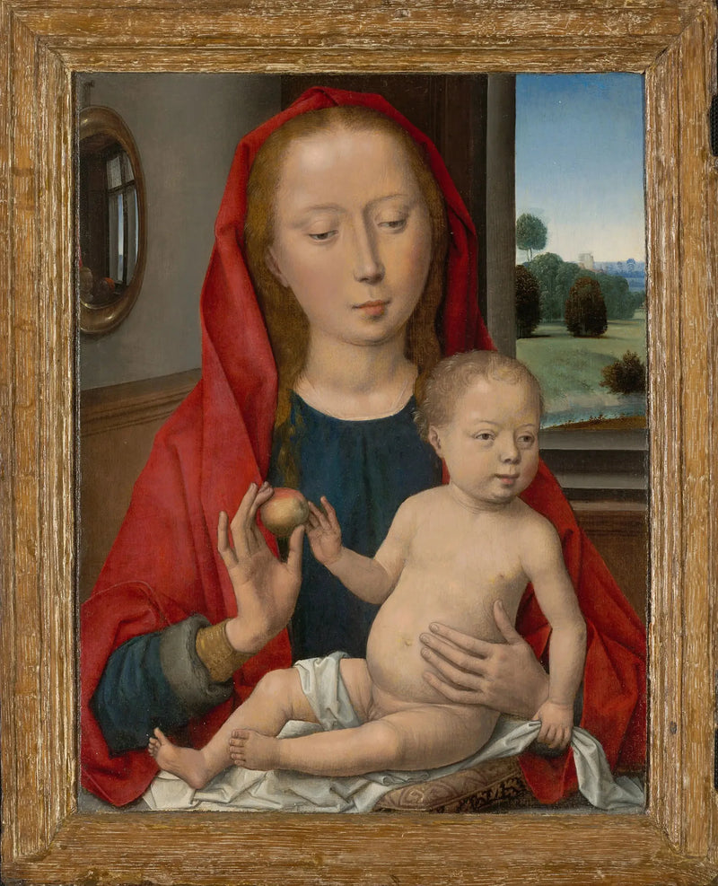 Virgin and Child (Chicago) - Hans Memling