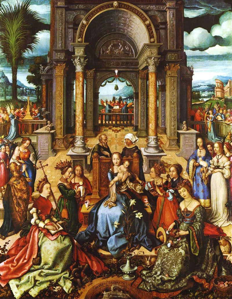 Virgin and Child by Hans Holbein the Elder, Museu Nacional de Arte Antiga