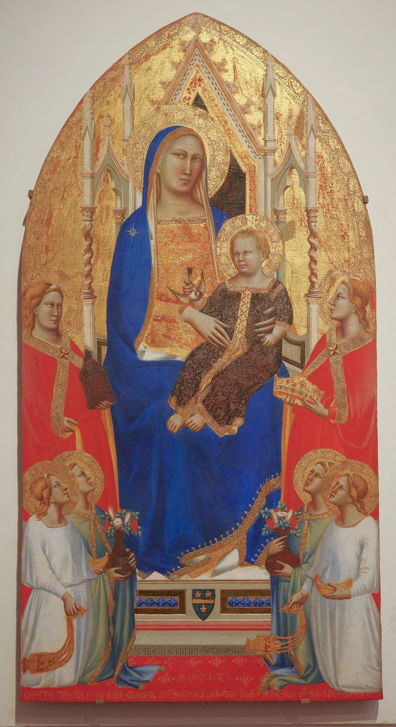 Virgin and Child in Majesty between Angels and Saints - Taddeo Gaddi