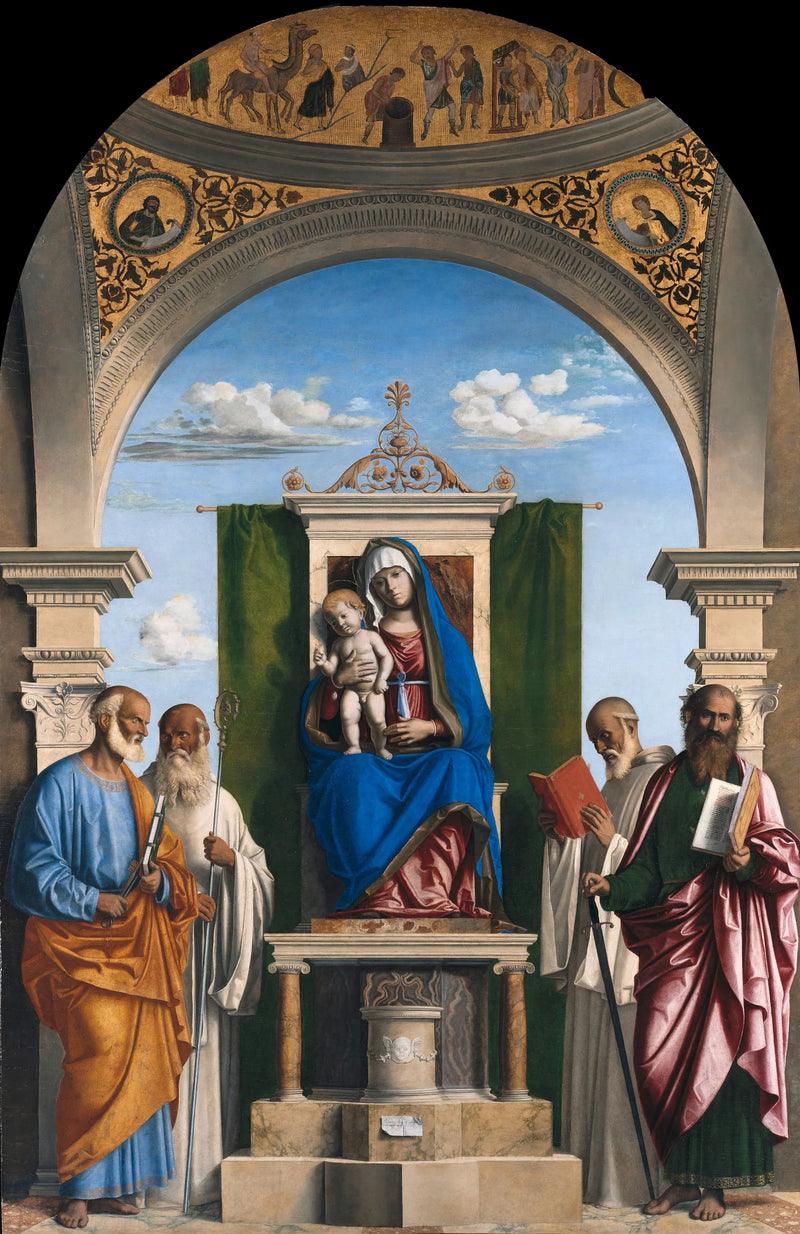 Virgin and Child surrounded by saints - Cima da Conegliano