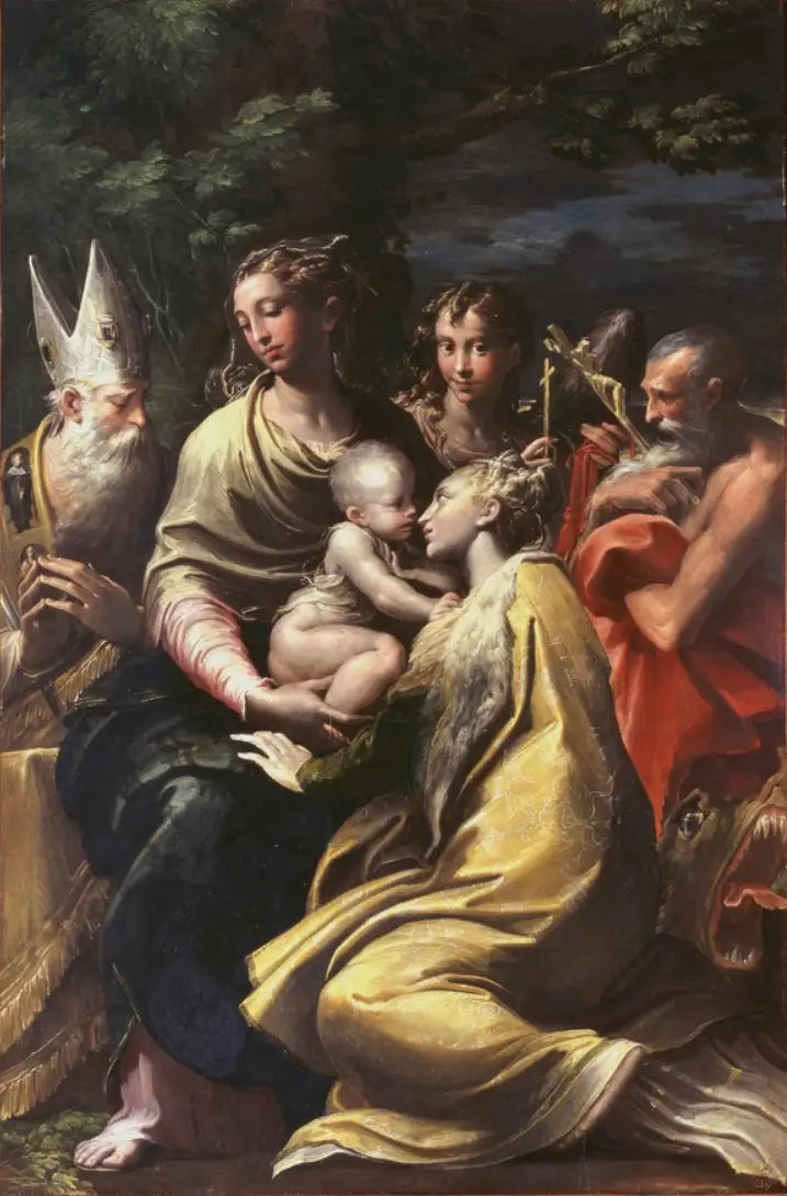 Virgin and Child with Saints - Parmigianino