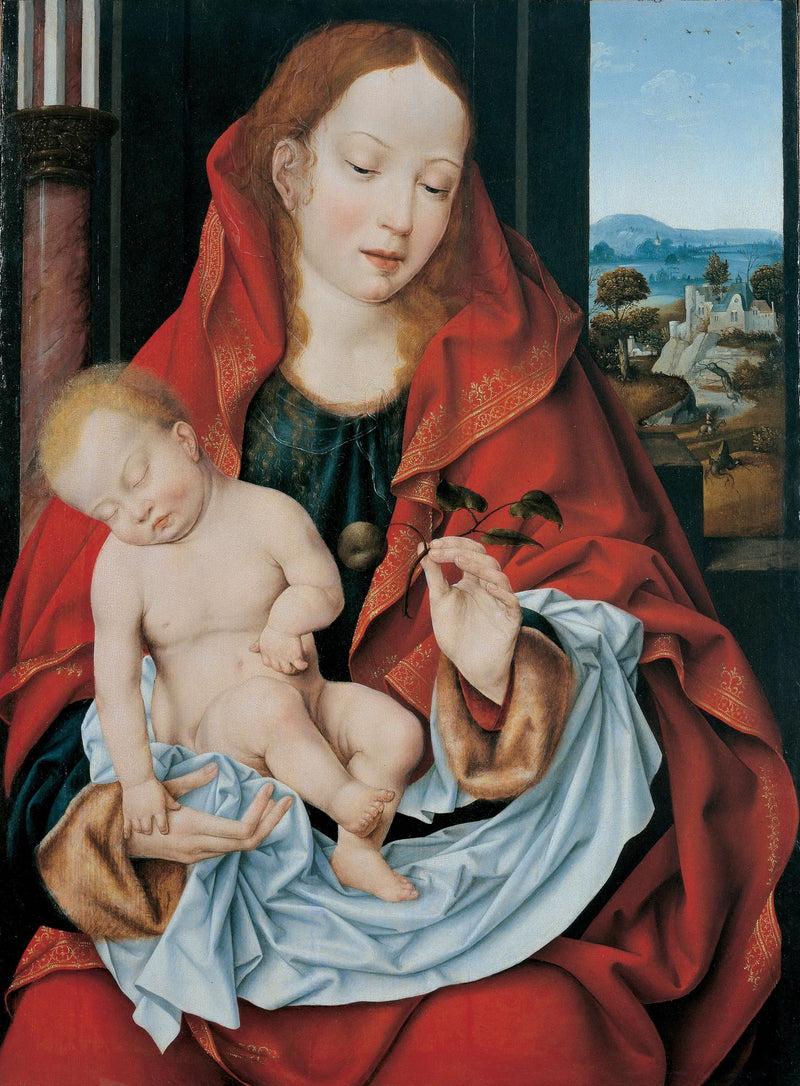 Virgin and Child (Gênes) - Joos van Cleve