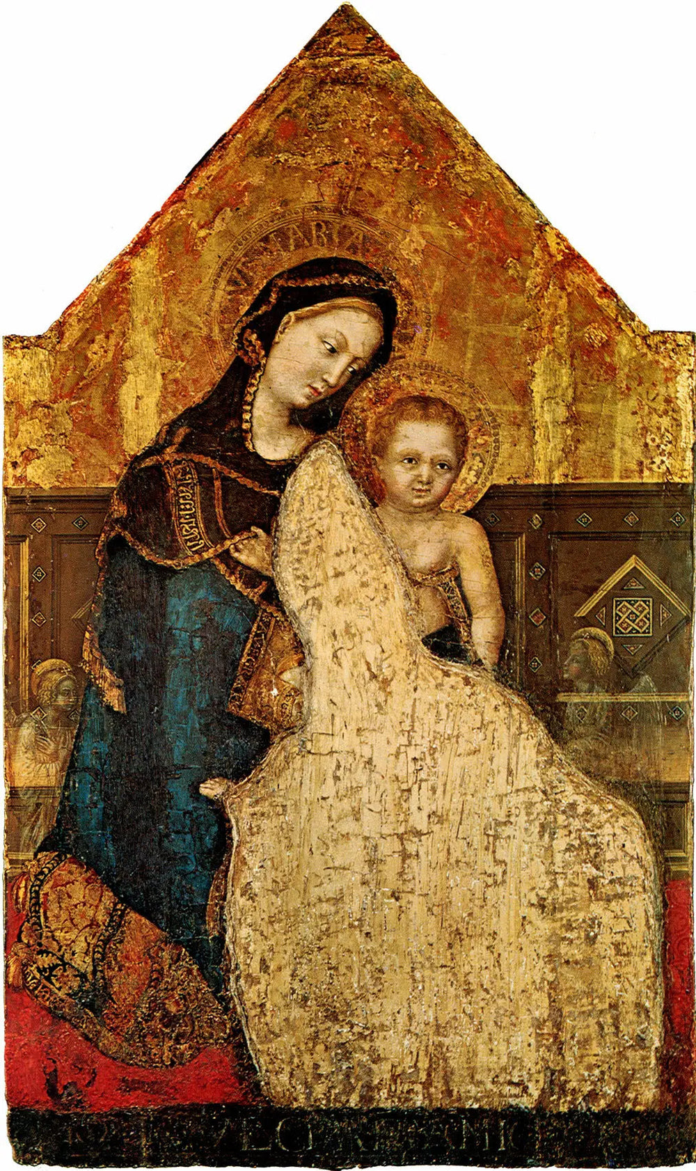 Vierge à l'Enfant - Gentile da Fabriano image 1 reproduction artisanale de tableau