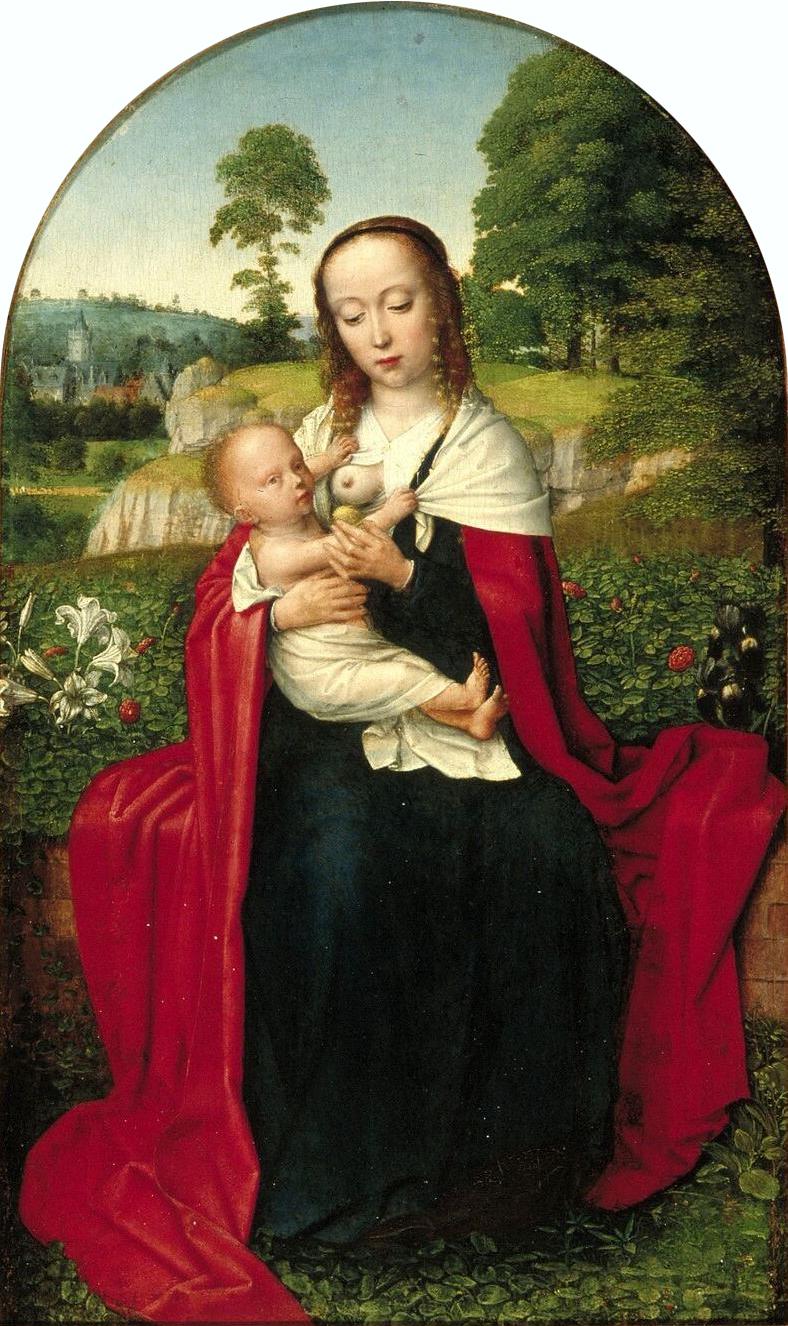 Vierge à l'Enfant - Gérard David image 1 copie peinte à la main à l’huile
