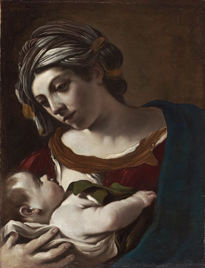Virgin and Child - Guercino