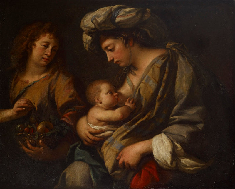 Virgin and Child - Guercino