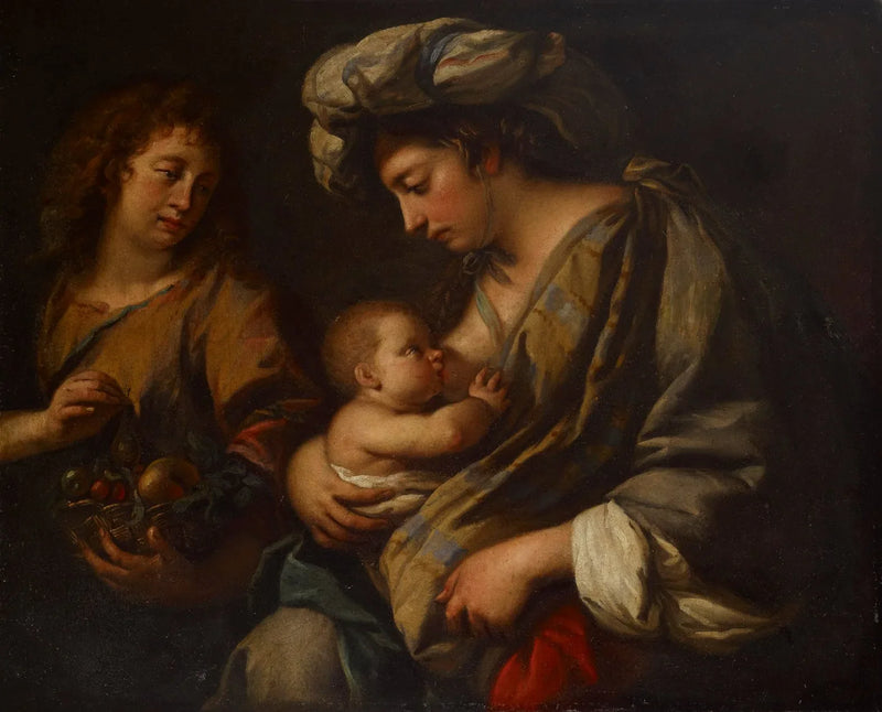 Virgin and Child - Guercino