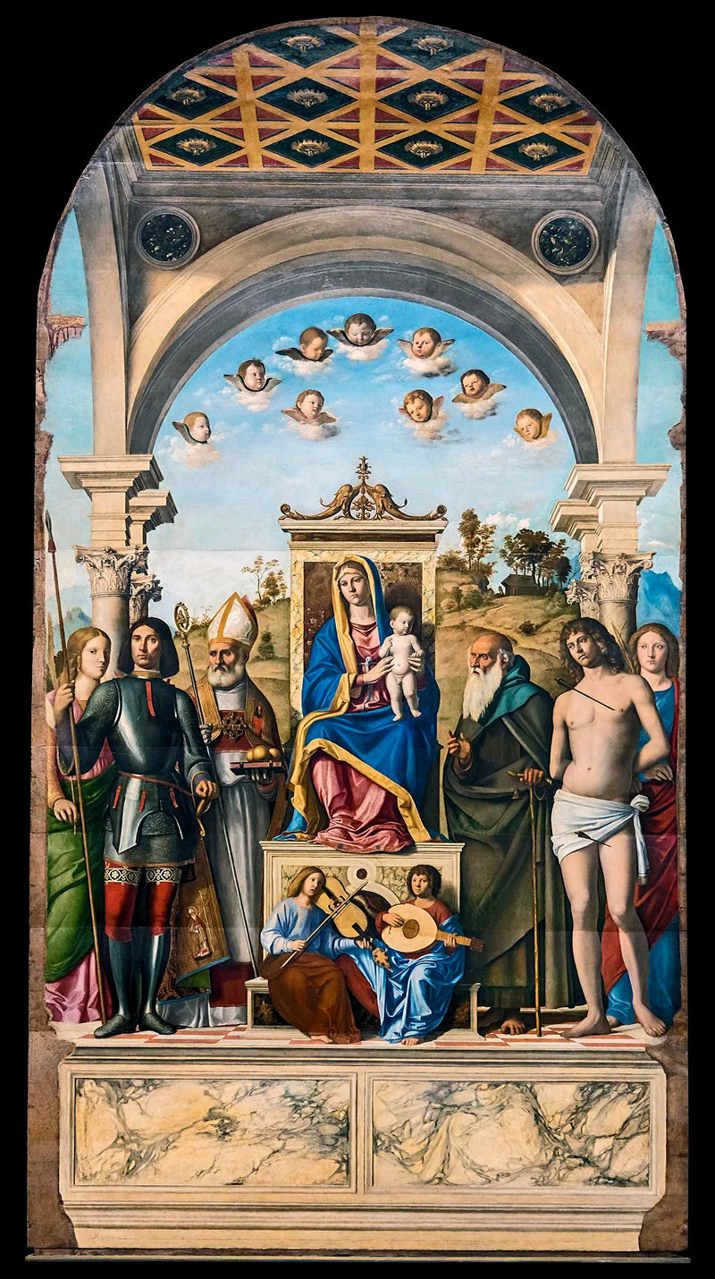 Incoronated Virgin and Child with Saints - Cima da Conegliano