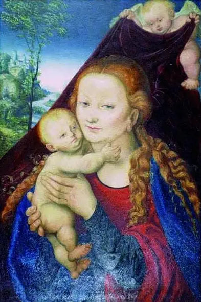 Virgin and Child. - Lucas Cranach the Elder