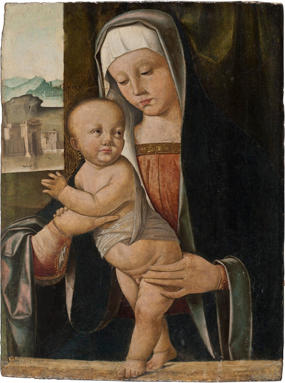 Vierge à l'Enfant - Marco Basaiti image 1 reproduction artisanale de tableau