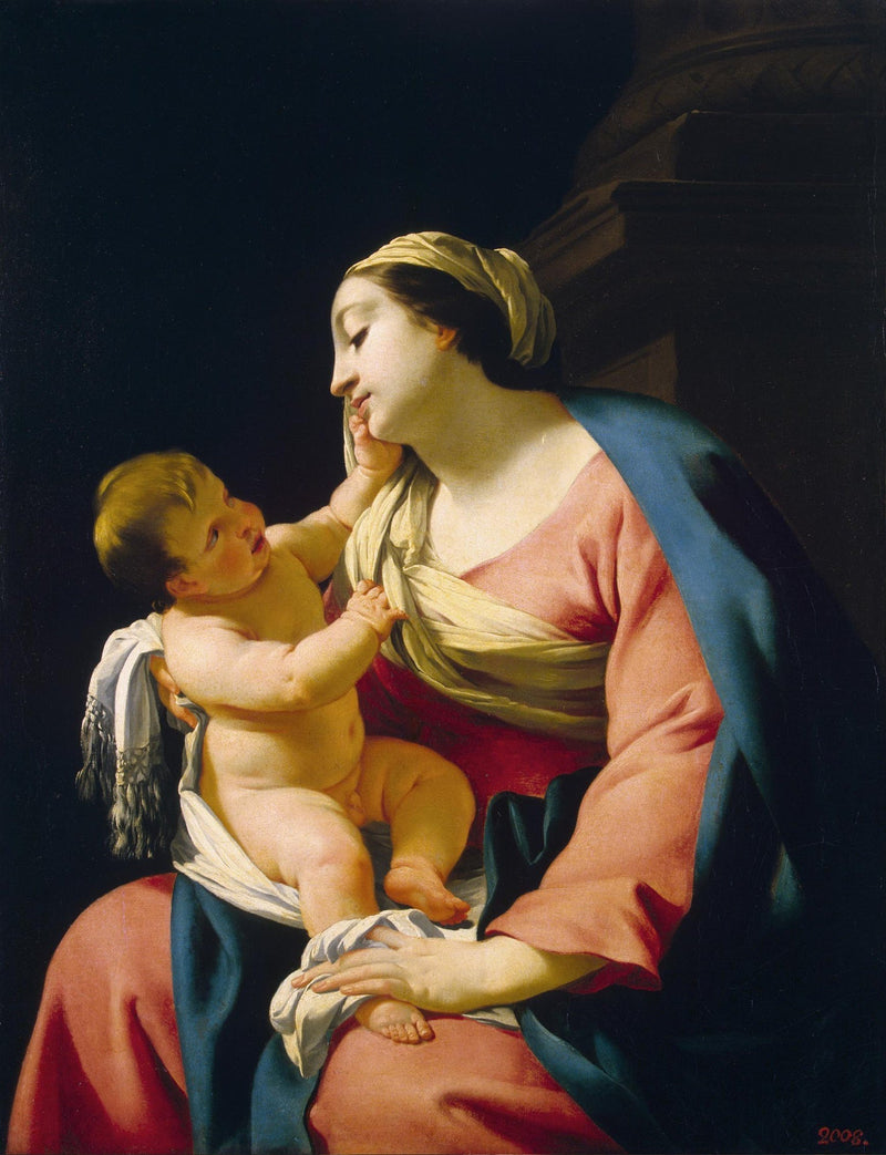 Virgin and Child - Simon Vouet
