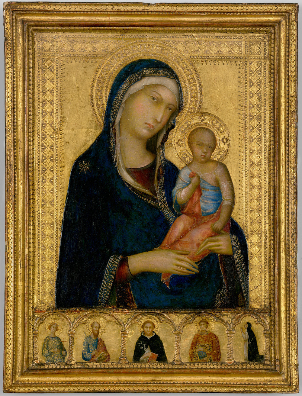 Vierge à l'Enfant - Simone Martini image 1 reproduction de peinture à l’huile