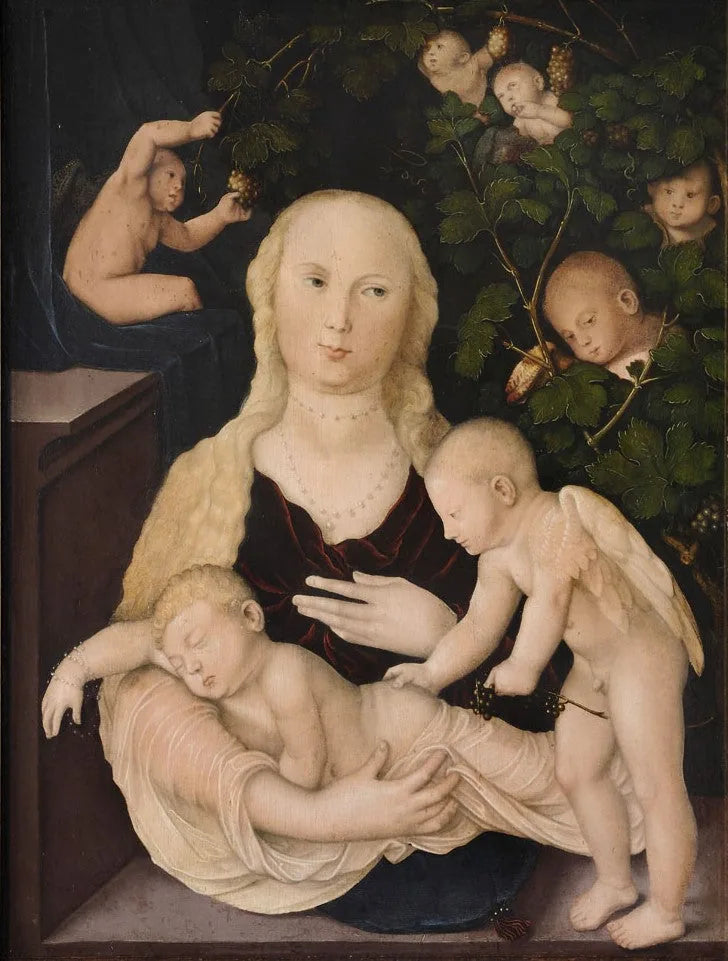Virgin at the Trellis - Hans Baldung Grien
