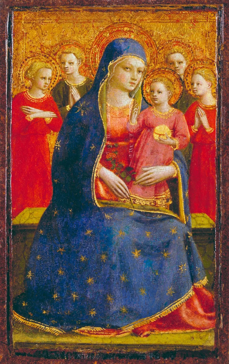 Virgin and Child with Angels - Fra Angelico