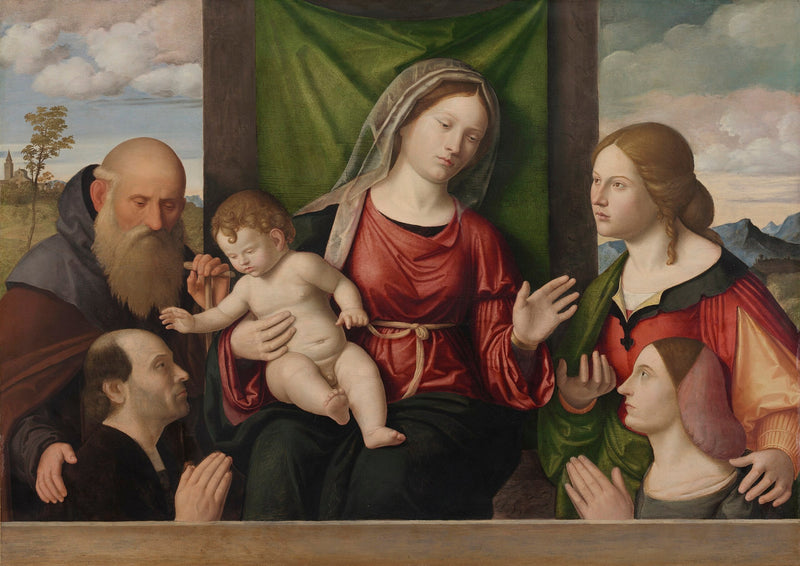 Virgin and Child with Saints and Donors - Cima da Conegliano