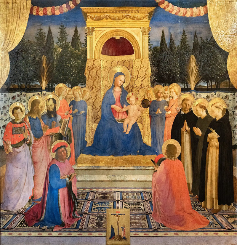 Virgin and Child with Saints - Fra Angelico