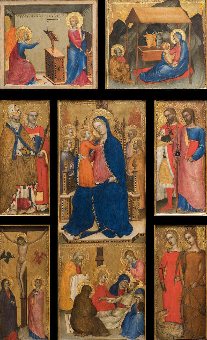 Virgin and Child with Saints - Giovanni da Milano