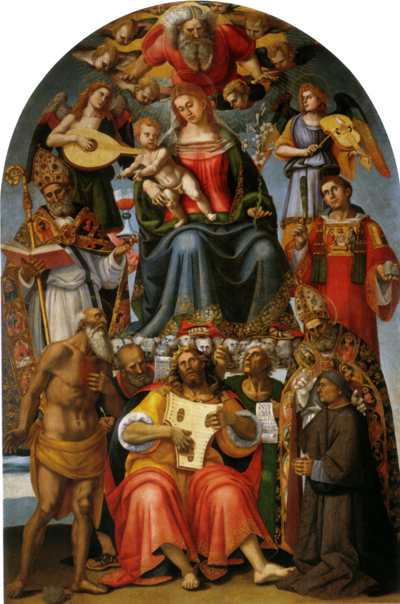Virgin and Child with Saints - Luca Signorelli