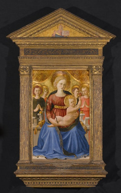 Vierge à l’Enfant avec quatre anges et le Rédempteur - Zanobi Strozzi - Alpha Reproduction
