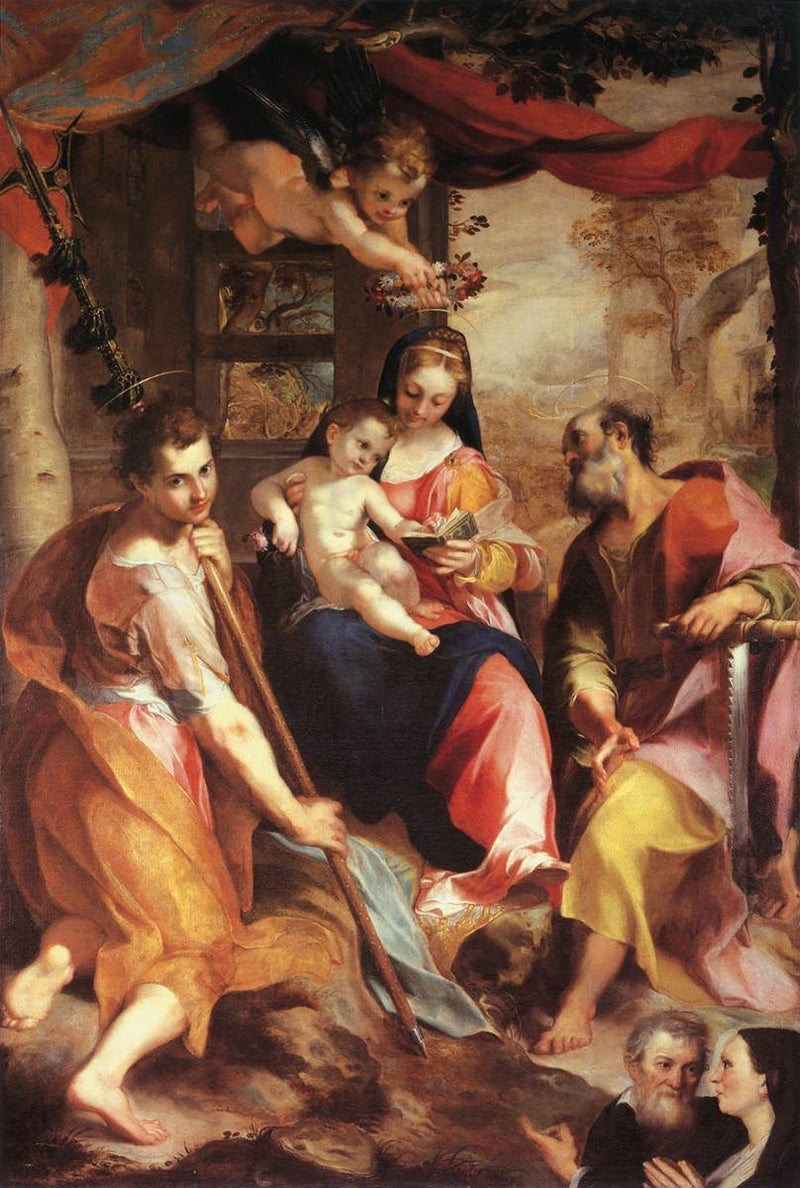 Virgin and Child with Saint Simon and Saint Jude - Federico Barroci