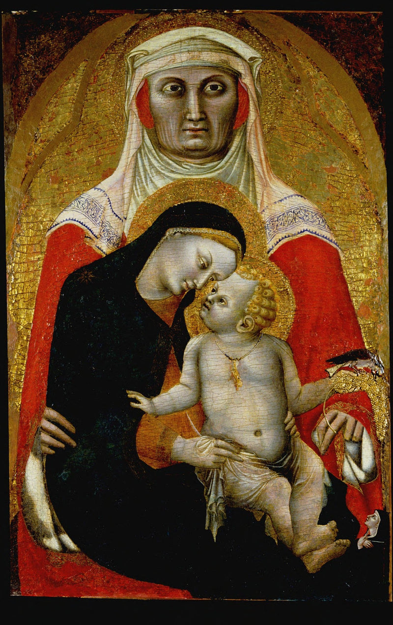 Virgin and Child with Saint Anne - Francesco Traini