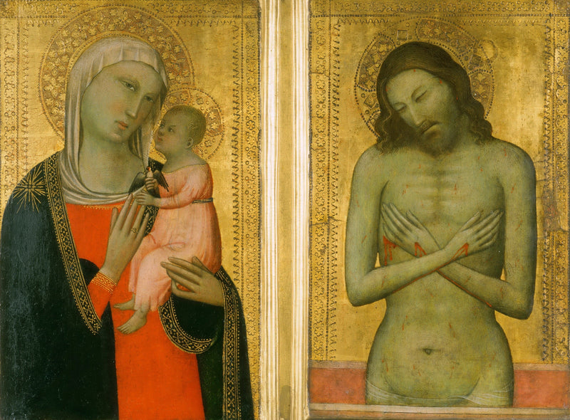 Virgin and Child; Christ of Dolor - Allegretto Nuzi
