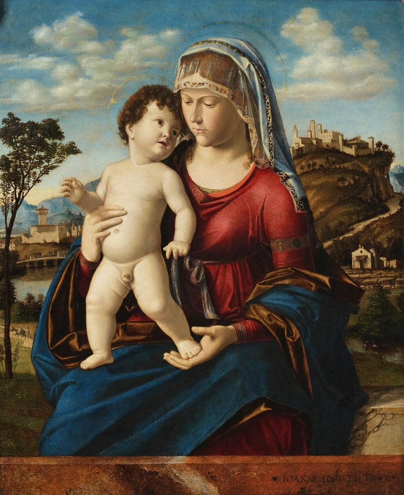 Virgin and Child in a Landscape - Cima da Conegliano