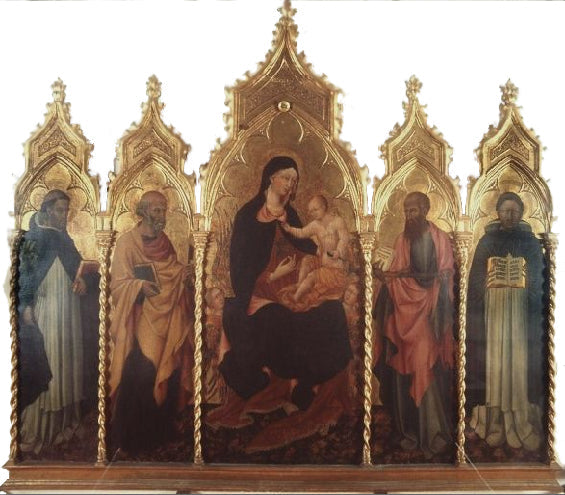 Virgin and Child with Saints - Giovanni di Paolo