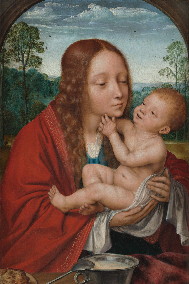 Virgin and Child. - Quentin Metsys