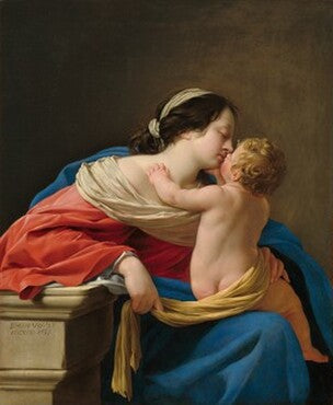 Virgin and Child - Simon Vouet