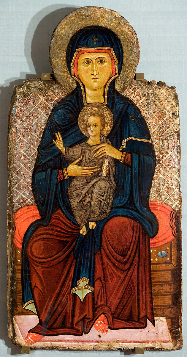 Virgin and Child Enthroned - Master of the Bigallo Crucifix