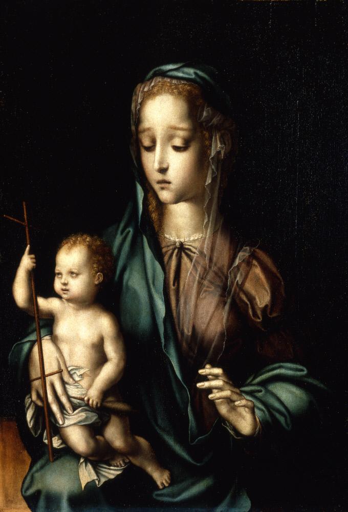 Virgin with the Wool Dispenser - Luis de Morales