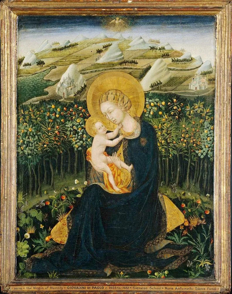 Humility Virgin - Giovanni di Paolo