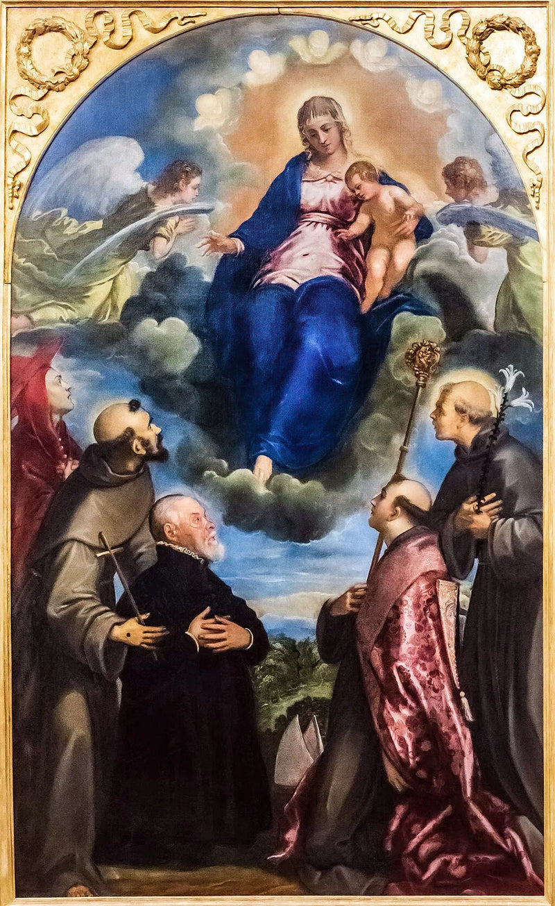Virgin in Glory - Jacopo Tintoretto