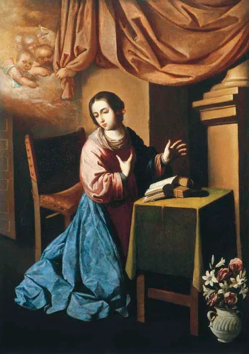 Annunciation Virgin - Francisco de Zurbarán