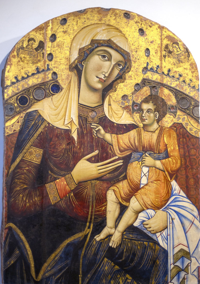 Virgin of Saint Bernardin - Guido da Siena