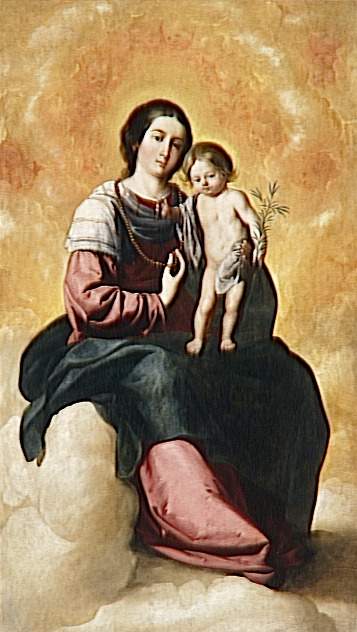 Vierge du Rosaire - Francisco de Zurbarán - Alpha Reproduction