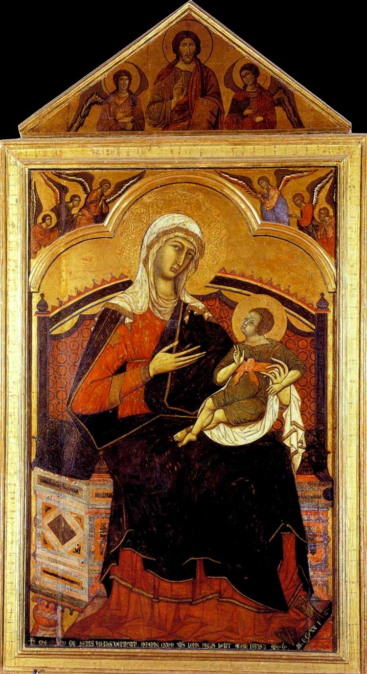 Virgin in Majesty of San Domenico - Guido da Siena