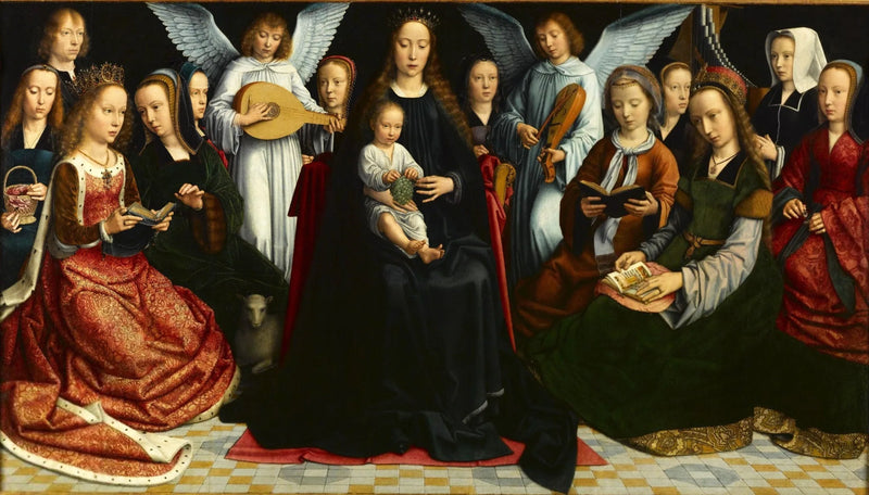 Virgin among Virgins - Gérard David
