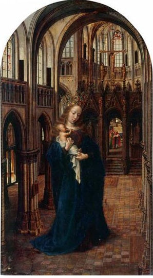 Virgin and Child in the Church - Jan Gossaert
