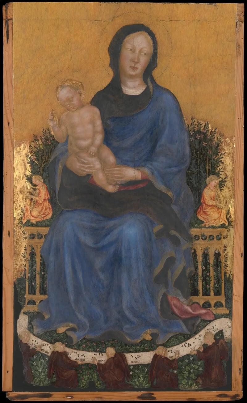 Virgin and Child with Angels - Gentile da Fabriano
