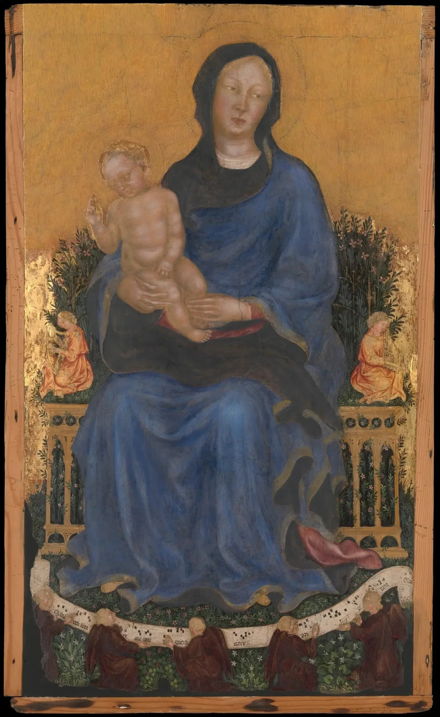 Virgin and Child with Angels - Gentile da Fabriano