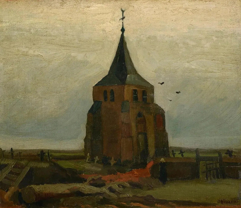 The Old Steeple - Vincent van Gogh