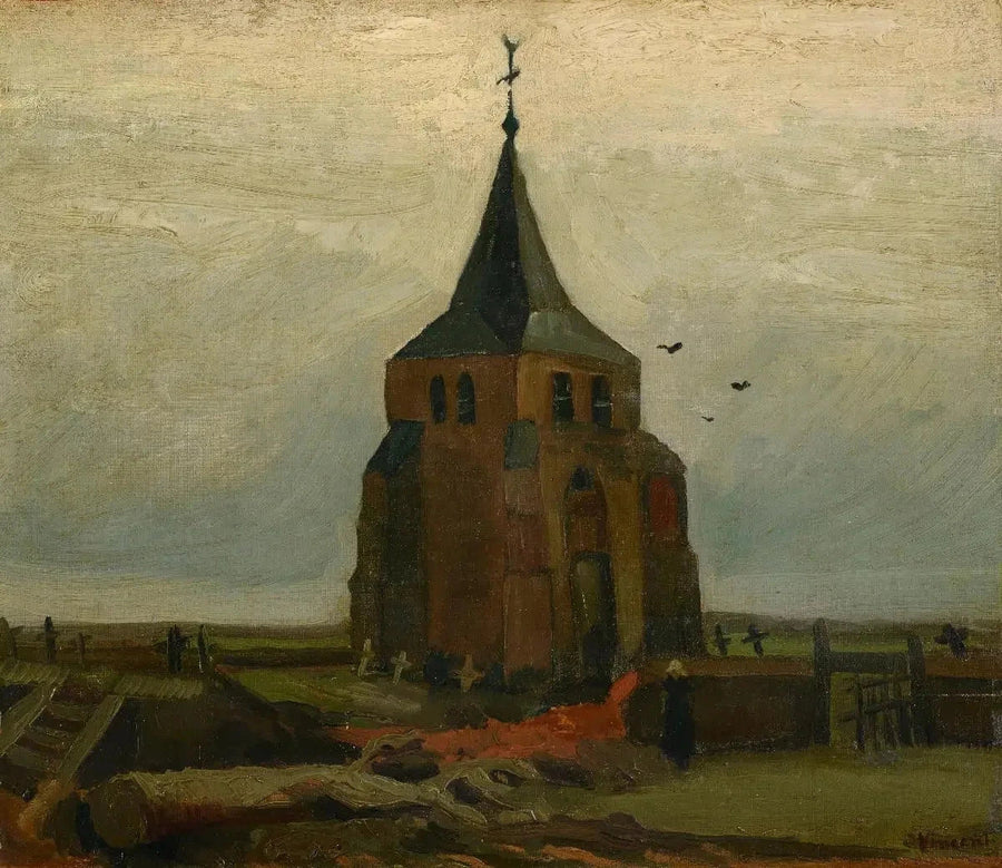 The Old Steeple - Vincent van Gogh