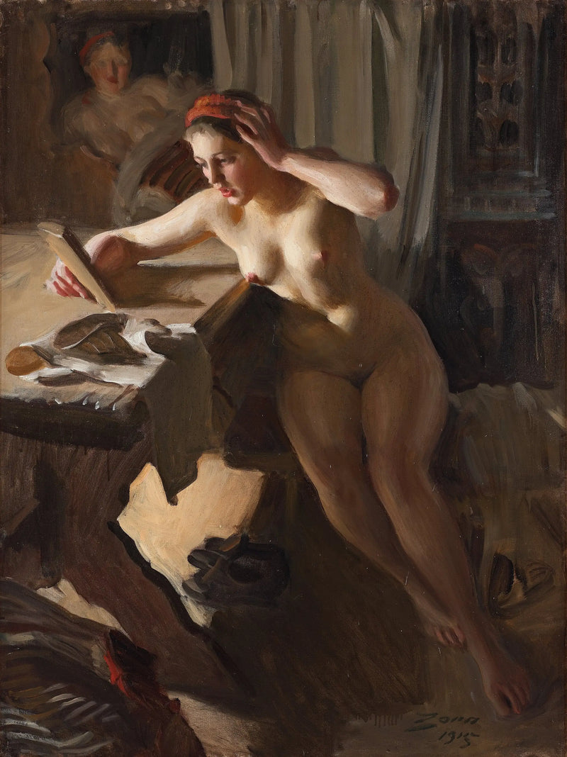 Old Mirror - Anders Zorn