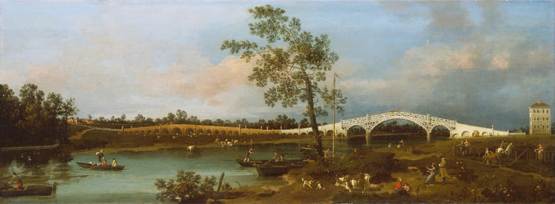 Old Walton Bridge - Canaletto