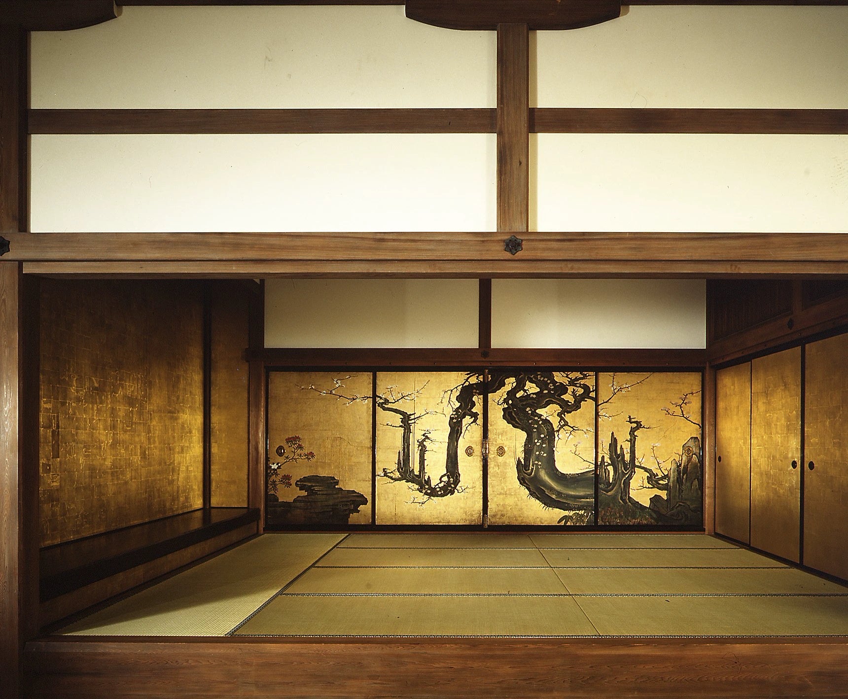 Vieux prunier, Kanō Sansetsu, 1646