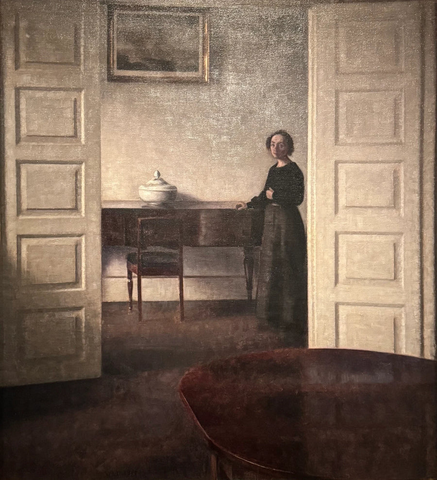 Intérieur de Bredgade - Vilhelm Hammershøi